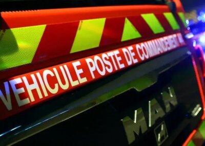 incendie deux pavillon sapeurs pompiers