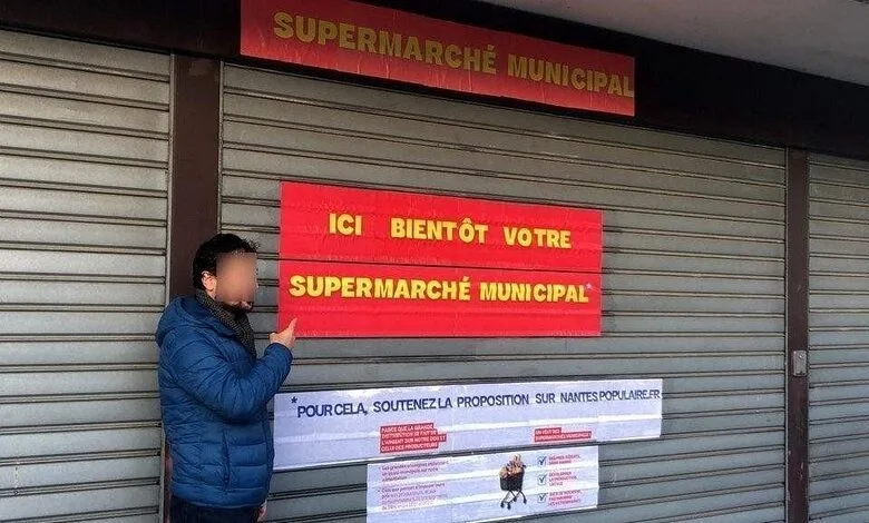 nantes populaire mouvement supermarchés municipaux