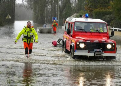 Risque d’inondation à Ancenis-Saint-Géréon : les sapeurs-pompiers mobilisés