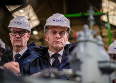 Le France Libre prendra la mer en 2038 : Macron lance le porte-avions de nouvelle g&eacute;n&eacute;ration depuis Indret