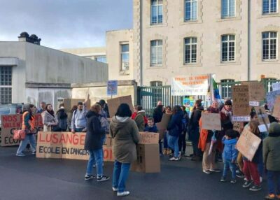 Ch&acirc;teaubriant : 7 fermetures de classes annonc&eacute;es, la communaut&eacute; &eacute;ducative se mobilise