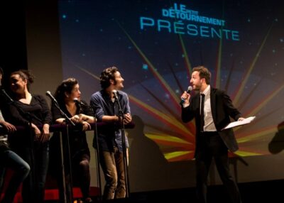 Doublage improvisé sur grand écran à Mesquer-Quimiac
