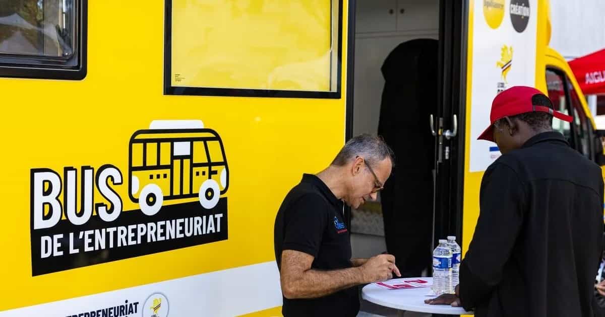 Châteaubriant : Le Bus de l'Entrepreneuriat revient dans le quartier de la Ville-aux-Roses