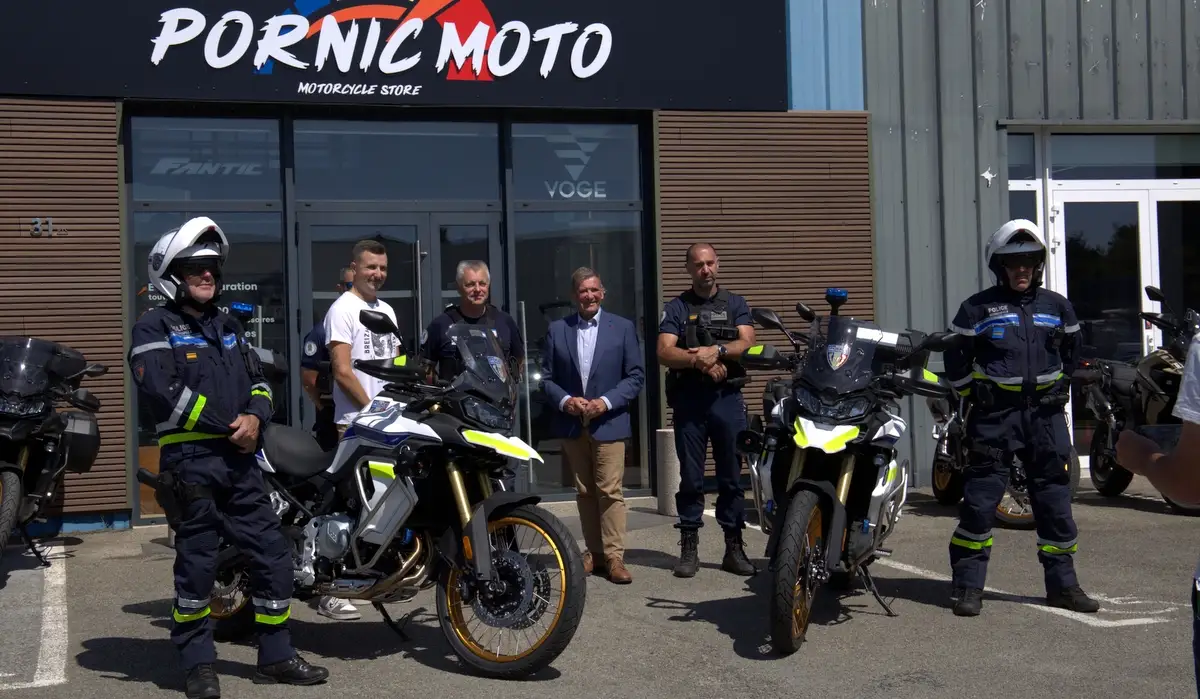 Pornic : deux nouvelles motos Trail pour la Police municipale