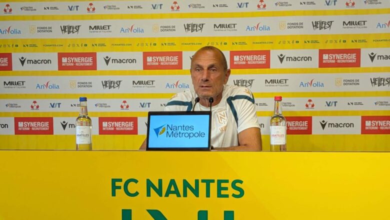 FC Nantes : Der Zakarian appelle ses joueurs &agrave; "jouer" apr&egrave;s la d&eacute;faite face au Red Star