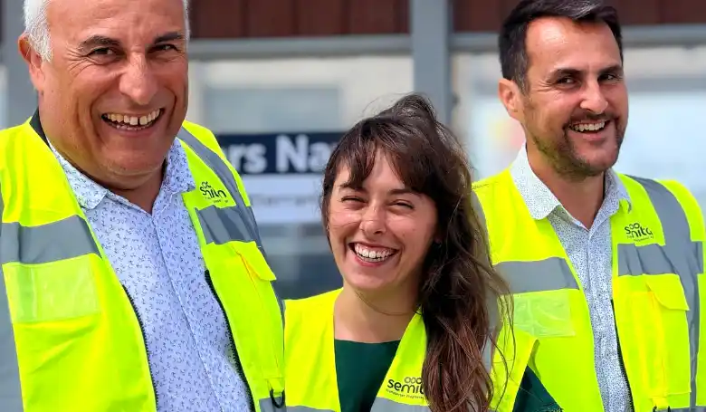 Tramway ligne 1 à Nantes : visite du chantier quai de la Fosse avant l'arrivée des lignes 6 et 7