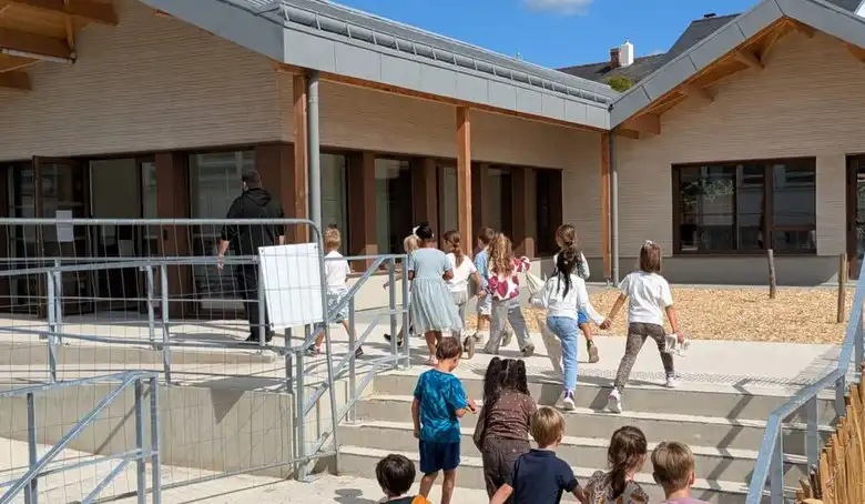 Le nouveau restaurant scolaire de la Pierre Mara à Indre