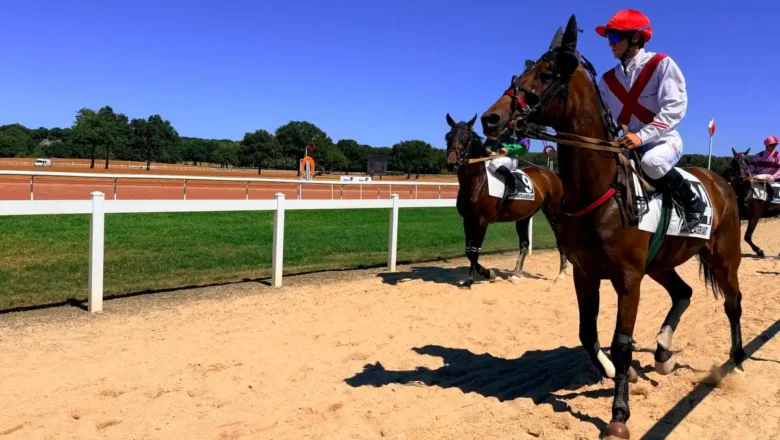 Rentrée du trot à l'hippodrome de la Métairie Neuve à Châteaubriant, dimanche