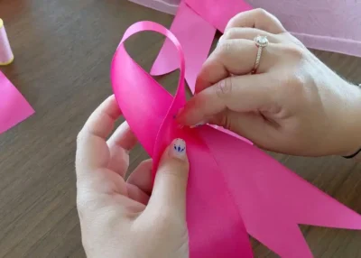 Octobre Rose au Bignon : rubans, concert et cha&icirc;ne humaine pour la premi&egrave;re &eacute;dition
