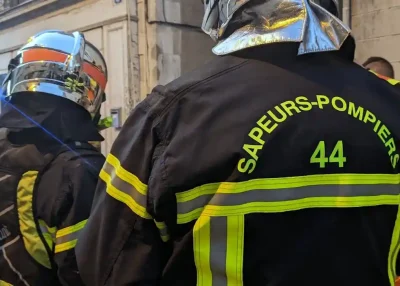 Nantes : feu d'appartement en duplex rue Maurice Daniel