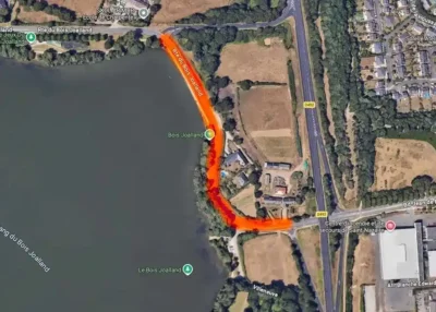 Saint-Nazaire : la route au-dessus du barrage du Bois Joalland ferm&eacute;e &agrave; la circulation