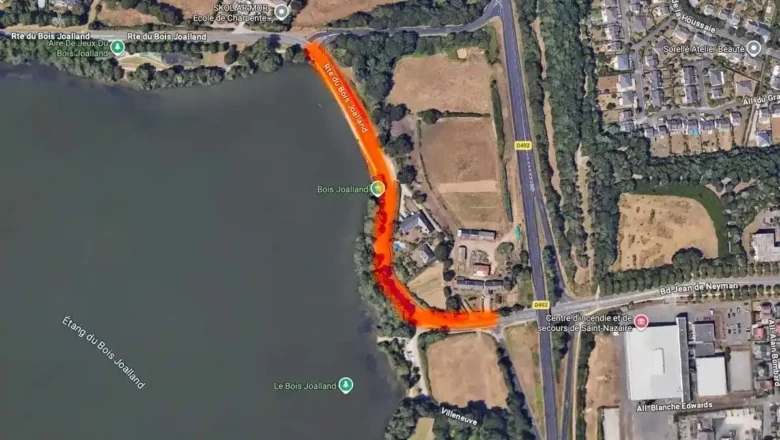 Saint-Nazaire : la route au-dessus du barrage du Bois Joalland fermée à la circulation